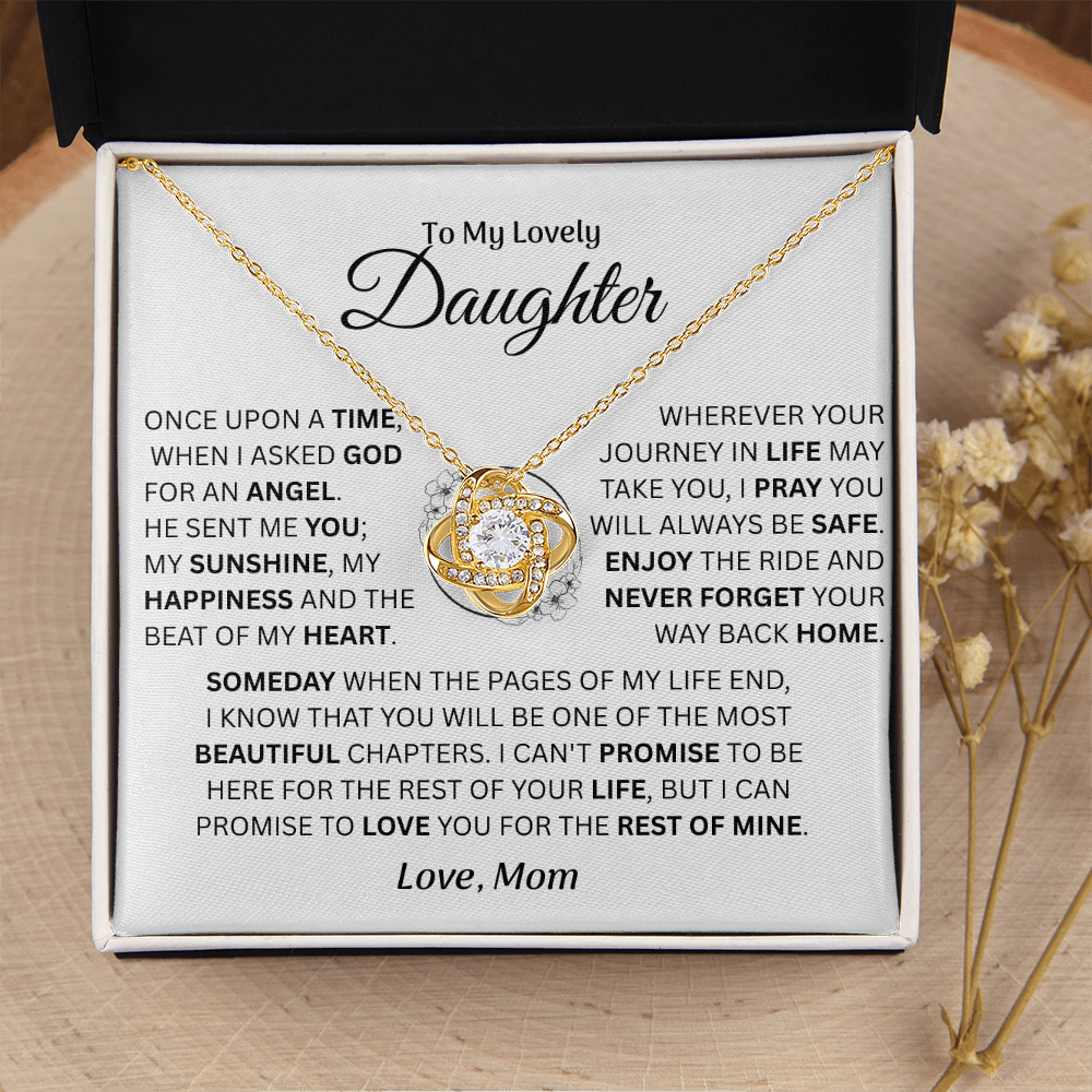 To My Lovely Daughter - Love Mom - Gift Set