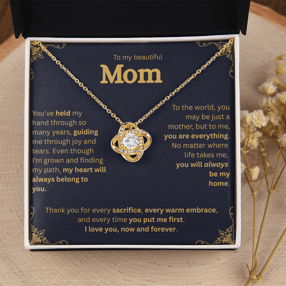 To My Beautiful Mom - Necklace Gift Set