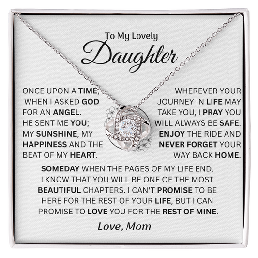 To My Lovely Daughter - Love Mom - Gift Set