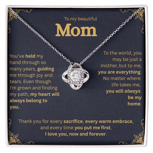 To My Beautiful Mom - Necklace Gift Set