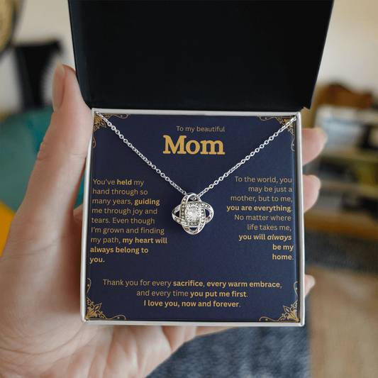 To My Beautiful Mom - Necklace Gift Set