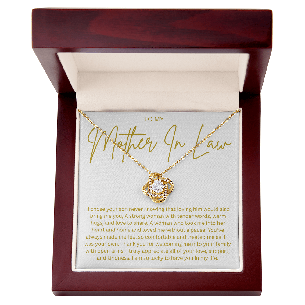 Mother In Love Gift, Mother's Day Gift, Mother Of The Groom Gifts, Mother In Law Necklace