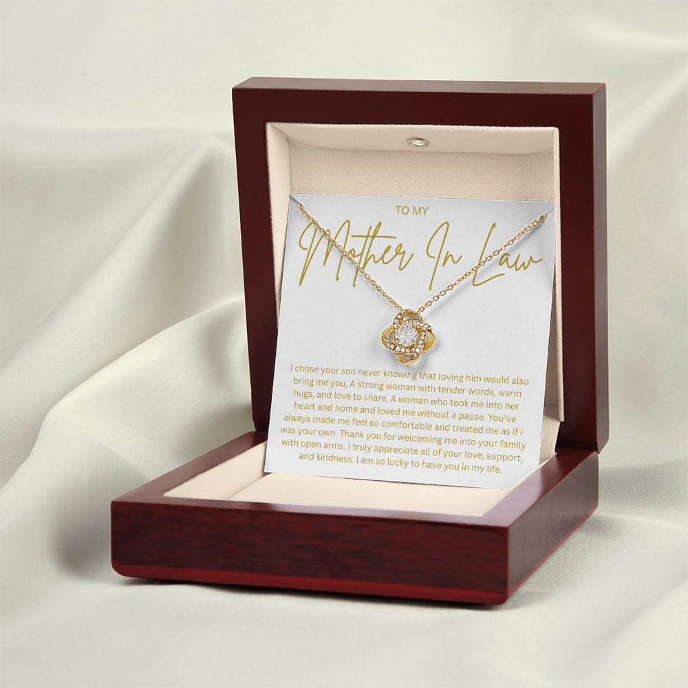 Mother In Love Gift, Mother's Day Gift, Mother Of The Groom Gifts, Mother In Law Necklace