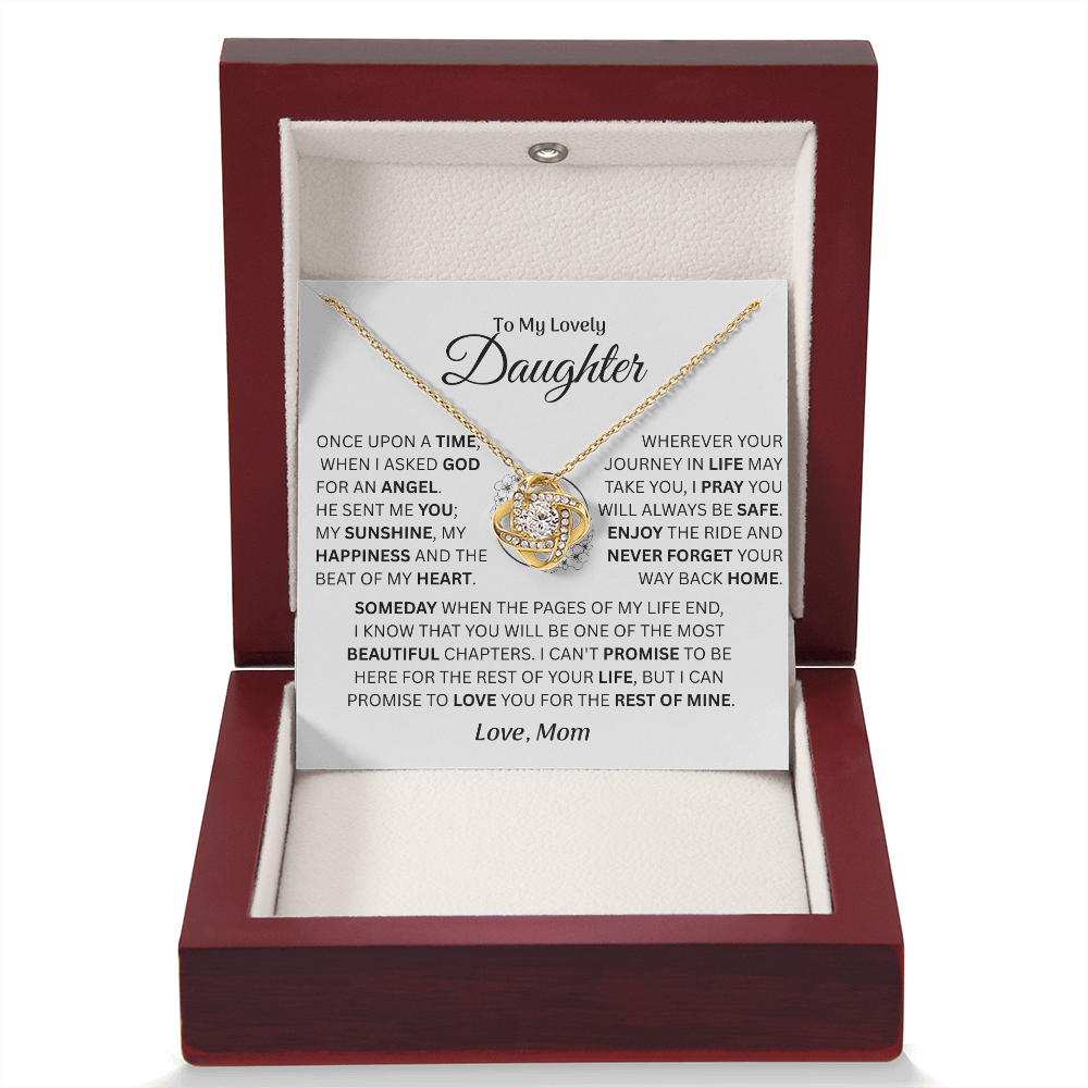 To My Lovely Daughter - Love Mom - Gift Set