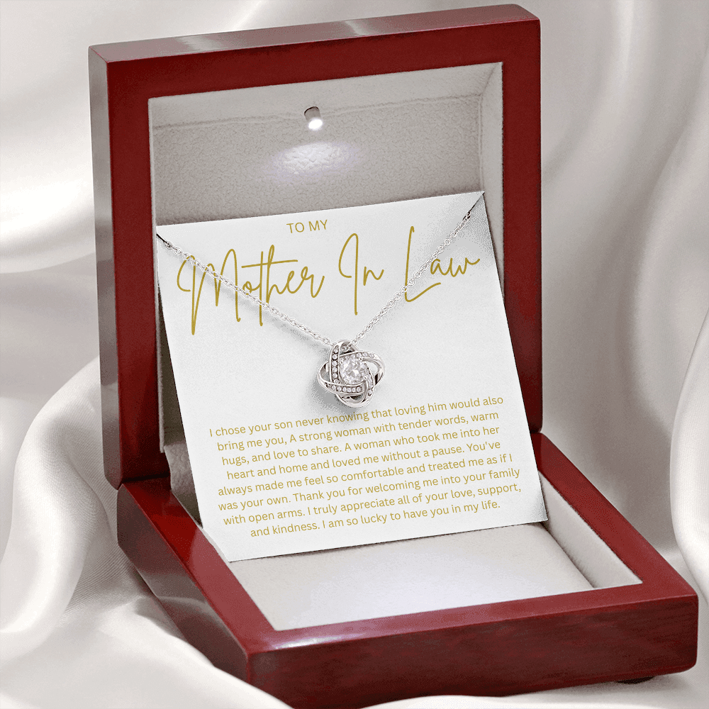 Mother In Love Gift, Mother's Day Gift, Mother Of The Groom Gifts, Mother In Law Necklace