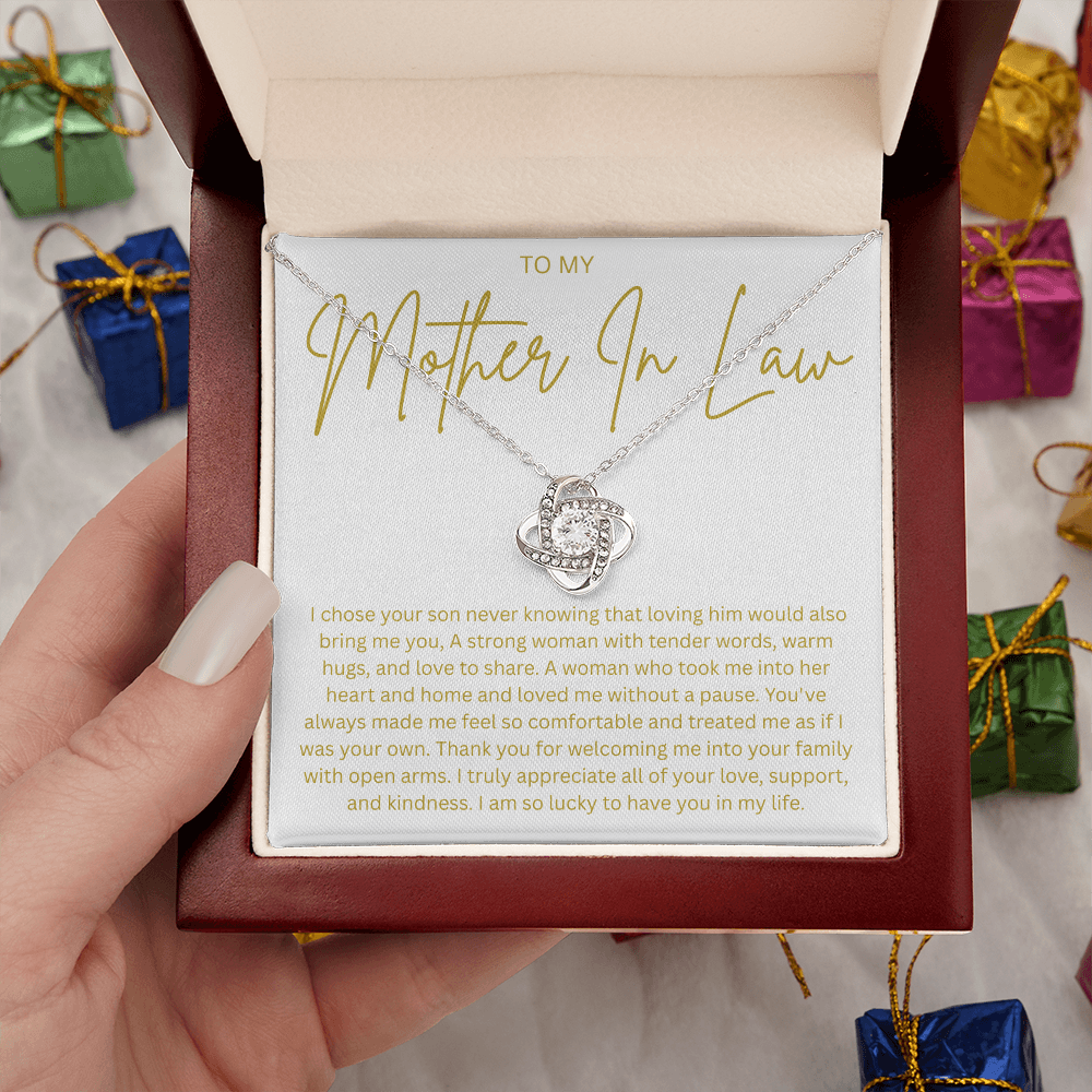 Mother In Love Gift, Mother's Day Gift, Mother Of The Groom Gifts, Mother In Law Necklace